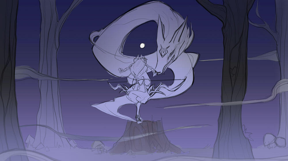 Kindred Spirit Blossom Fanart (League of Legends)