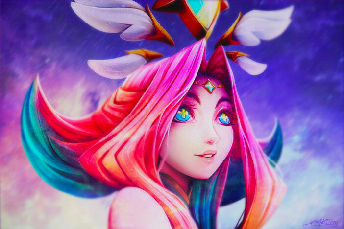 Neeko Star Guardian Fanart (League of legends)